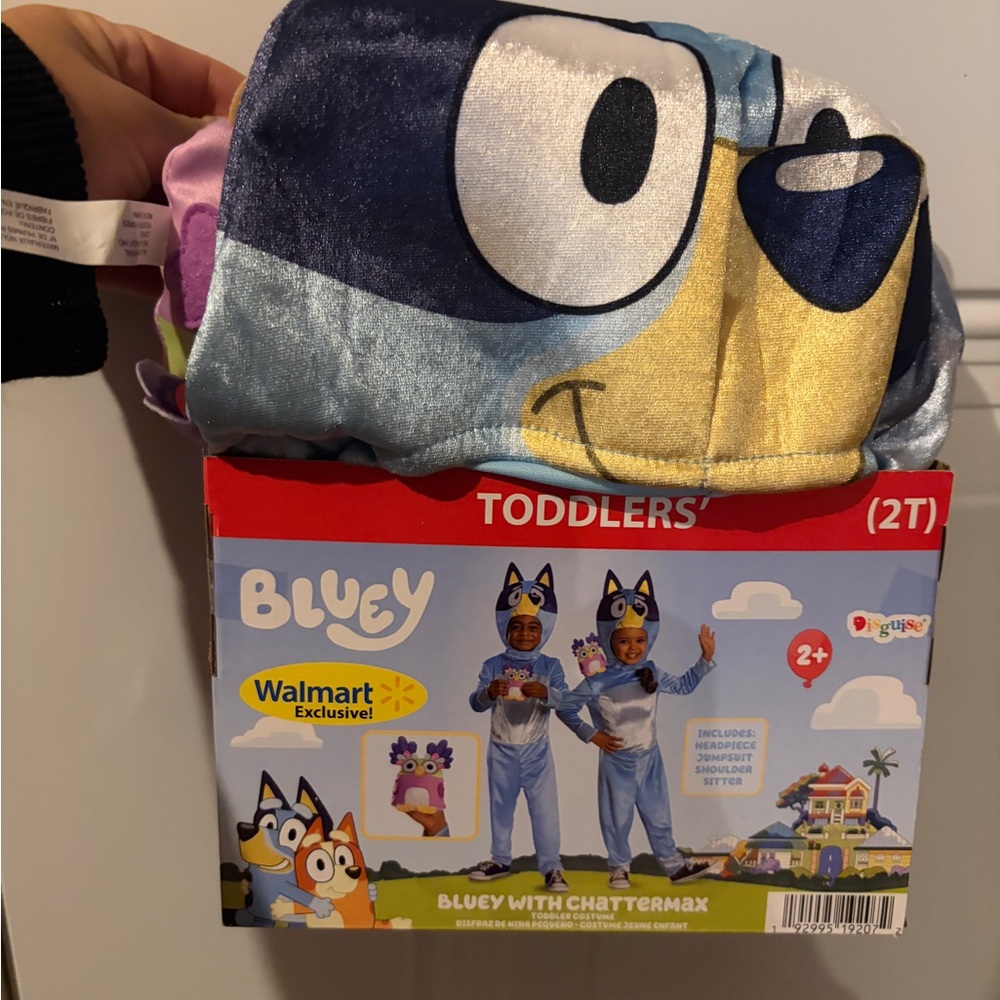 Disney Blue and Yellow Bluey Toddler Costume